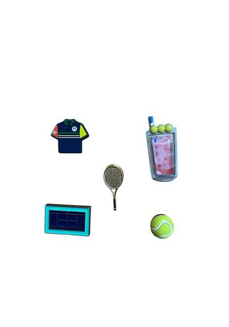 Jibbitz Charms CROCS | 5197 JIBDAY AT THE TENNIS COURT 5 PCK